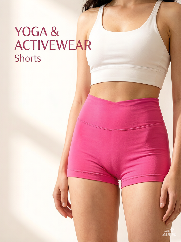 Yoga Fitness Leggings - Summer High Waisted Yoga Shorts Tummy