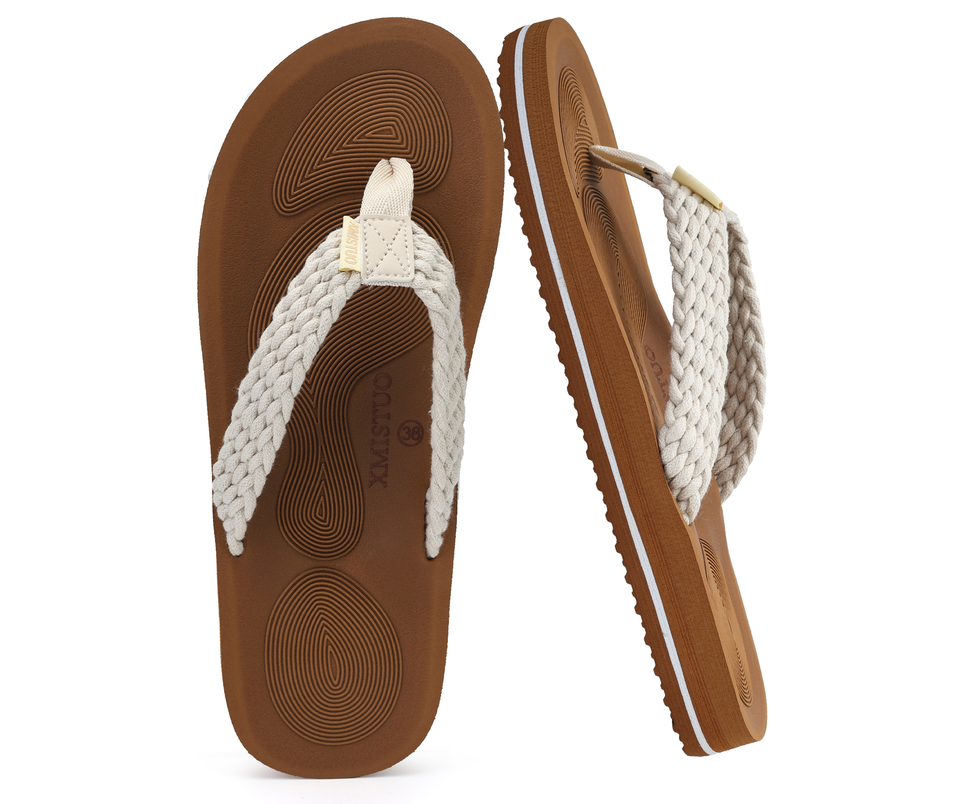 Yoga Y Fitness - Flip Flops for Women with Arch