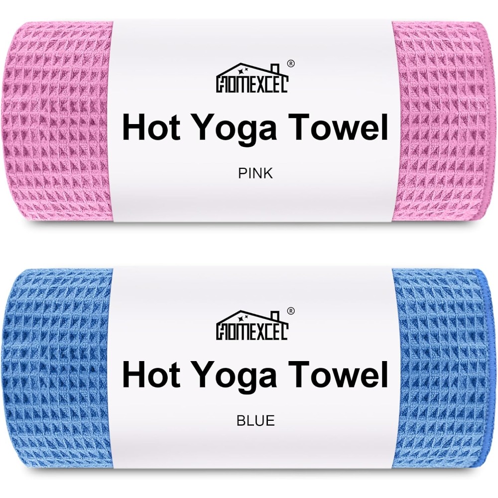 Yoga Fitness Workout - Hot Yoga Towels 2 Pack, (26.5