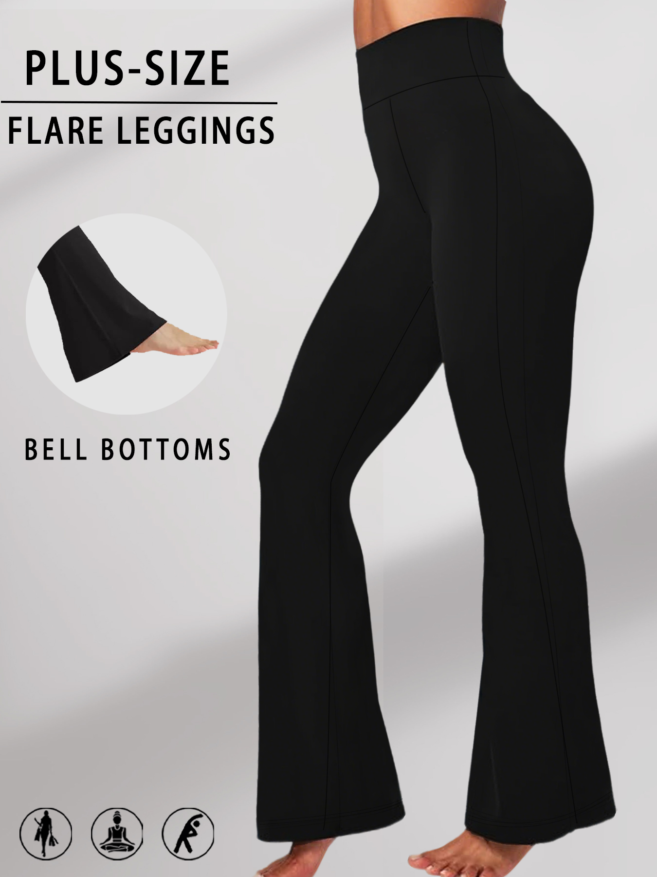 Plus Size Women's Super Soft F - Yoga Fitness Leggings recensione e prezzo