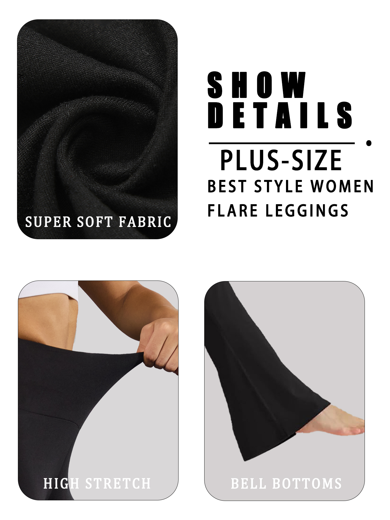 Plus Size Women's Super Soft F - Yoga Fitness Leggings recensione e prezzo