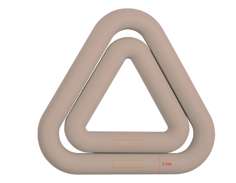 Triangle Iron Ring Yoga Weight - Yoga Fitness Training recensione e prezzo