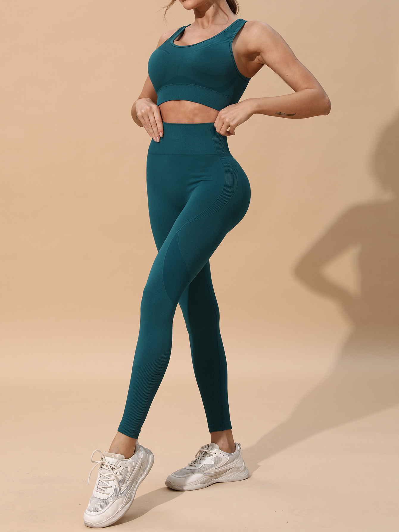 Women Seamless Yoga Set U Neck - Yoga Fitness Leggings recensione e prezzo