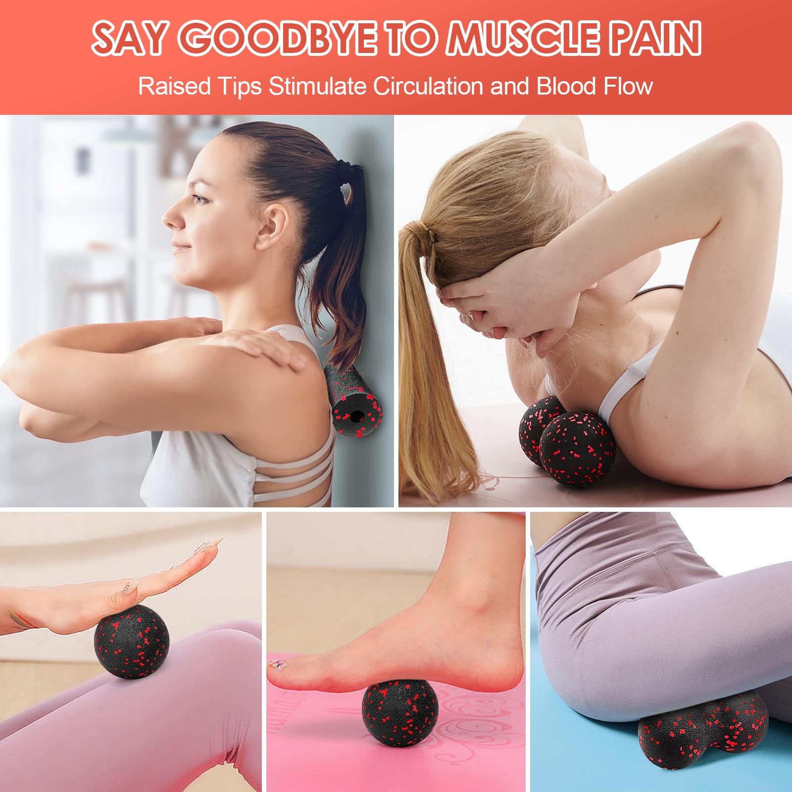 Hollow Yoga Roller Massage Pea - Yoga Fitness Stretching recensione e prezzo
