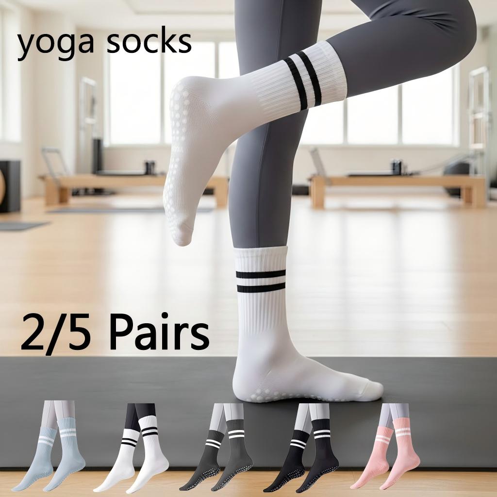 Women Non Slip Yoga Socks, Gri - Yoga Fitness Workout recensione e prezzo