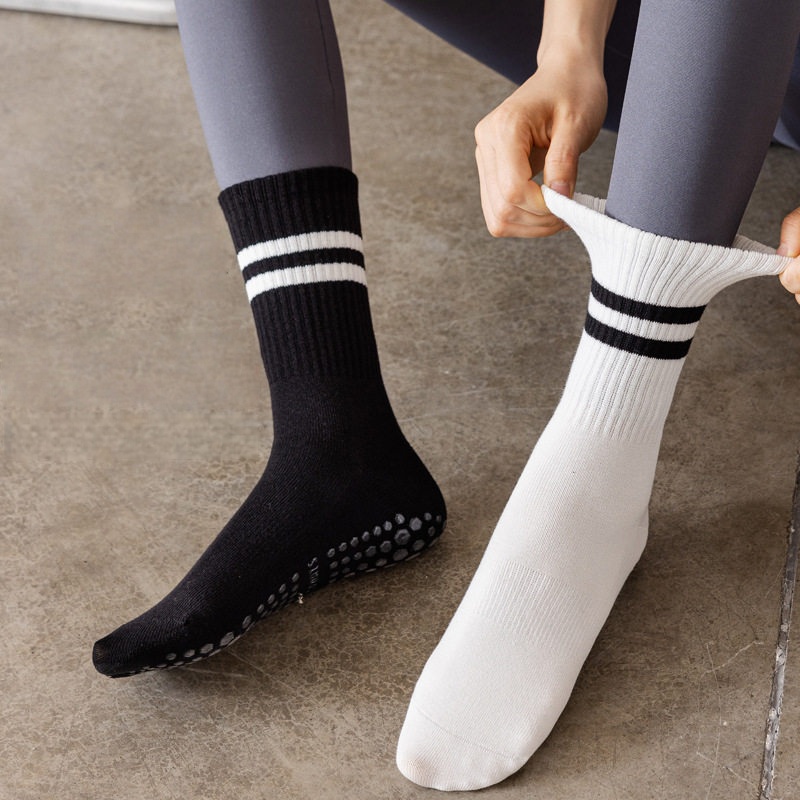 Women Non Slip Yoga Socks, Gri - Yoga Fitness Workout recensione e prezzo