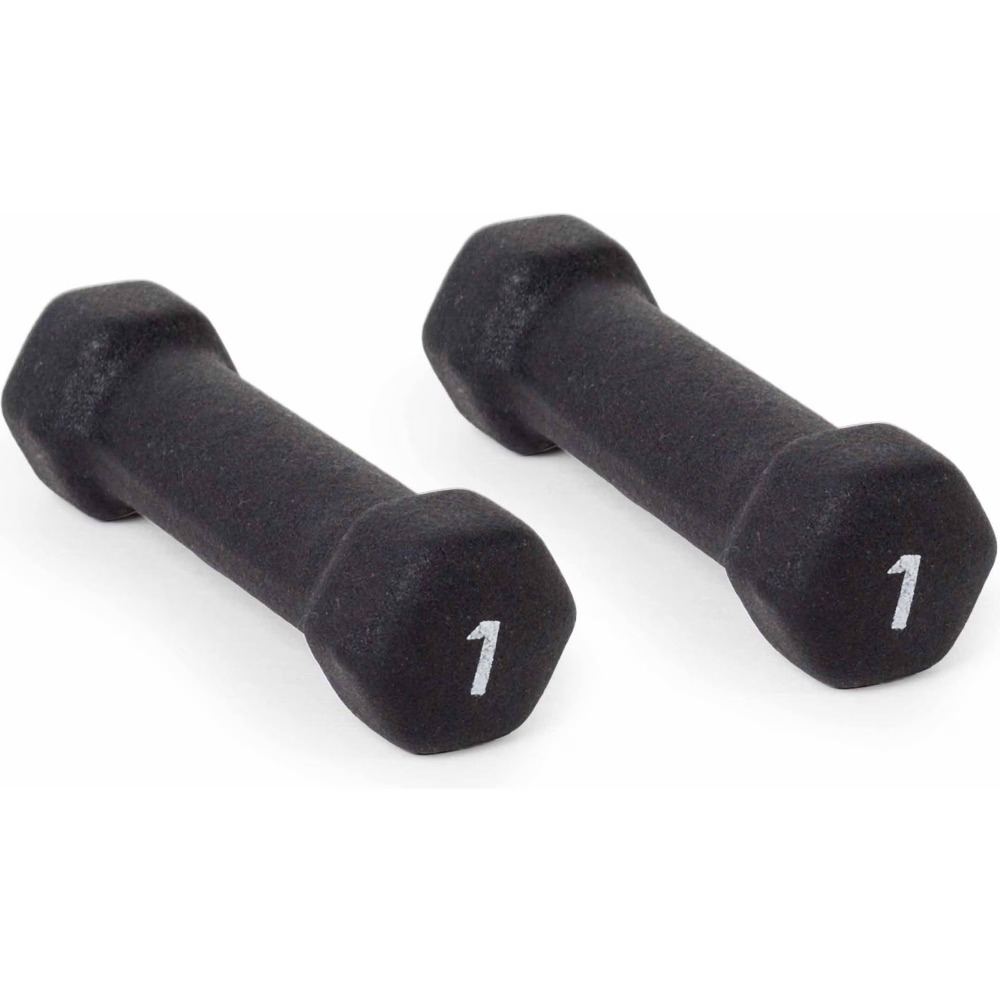 1lb Black Neoprene Dumbbell Pa - Yoga Fitness Workout recensione e prezzo