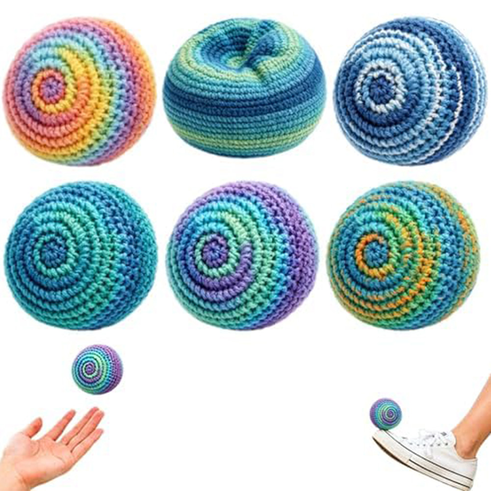 6Pcs Hand-Made Knitted Footbag - Bosu Ball Balance recensione e prezzo