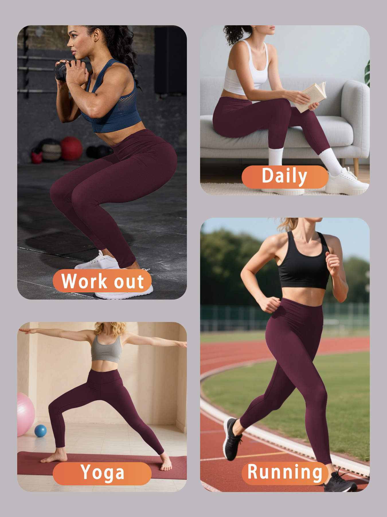 Plus size Women's Super Soft L - Yoga Fitness Leggings recensione e prezzo