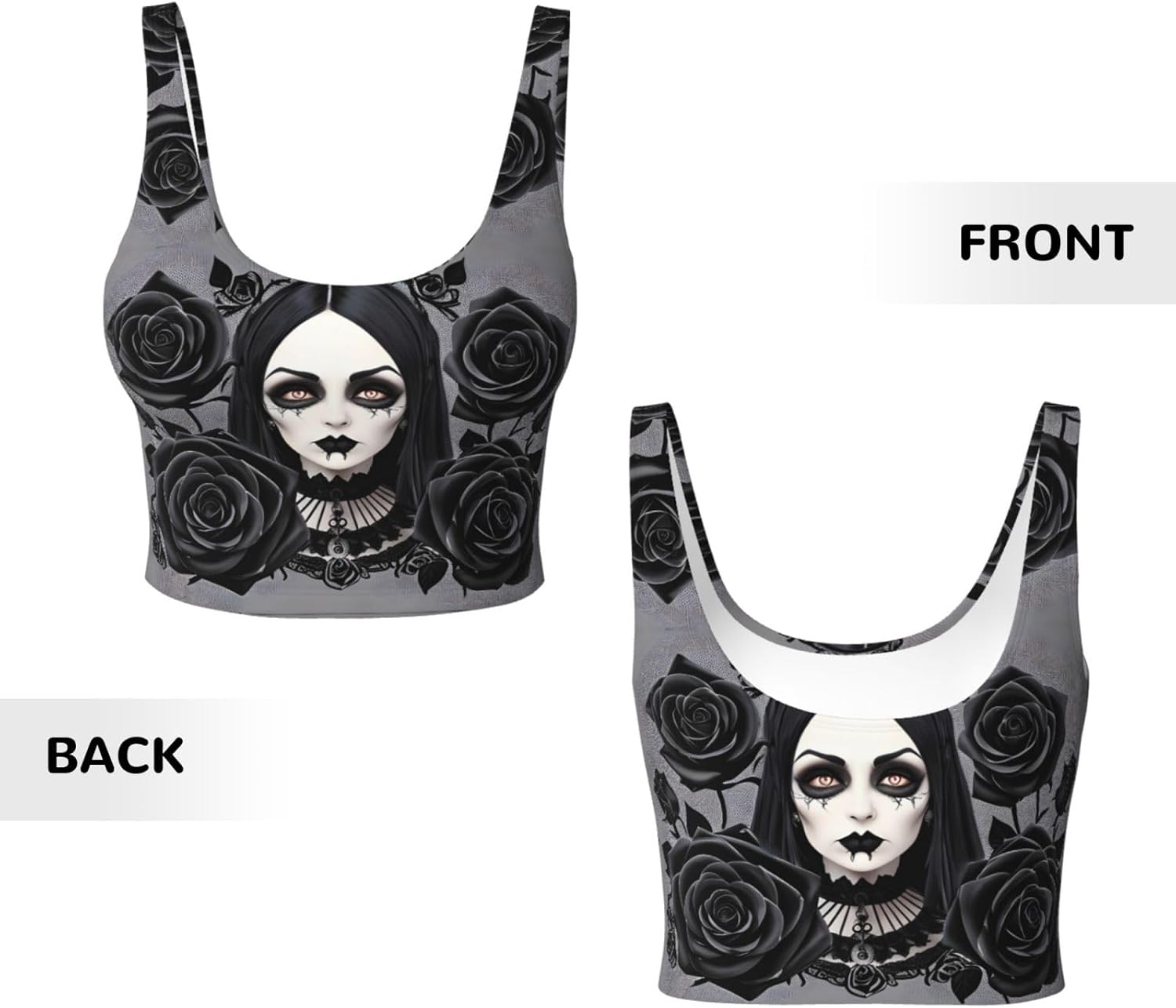 gothic black roses Printed Wom - Yoga Fitness Workout recensione e prezzo
