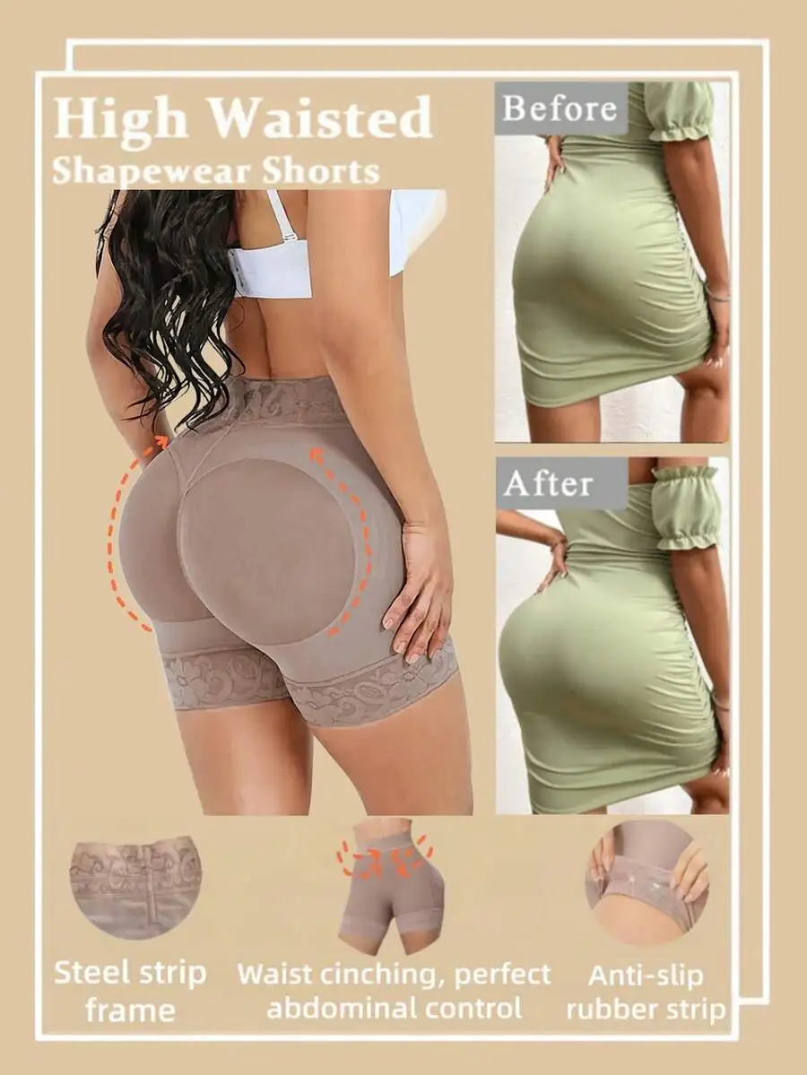 Women's High-Waisted Lace Trim - Yoga Fitness Wear recensione e prezzo