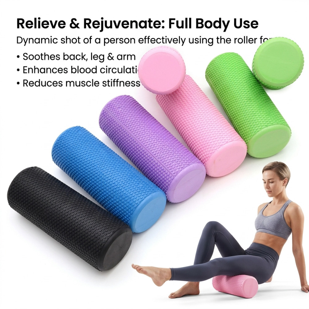 30/45CM Yoga Foam Roller High- - Yoga Fitness World recensione e prezzo