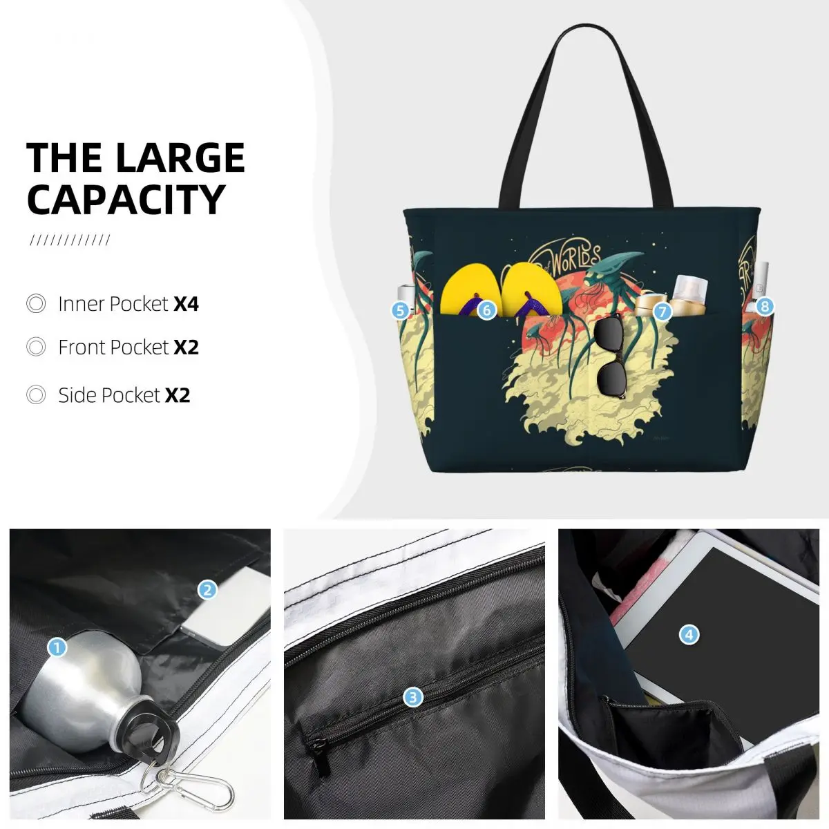 War Of The Worlds Beach Tote B - Yoga Fitness World recensione e prezzo