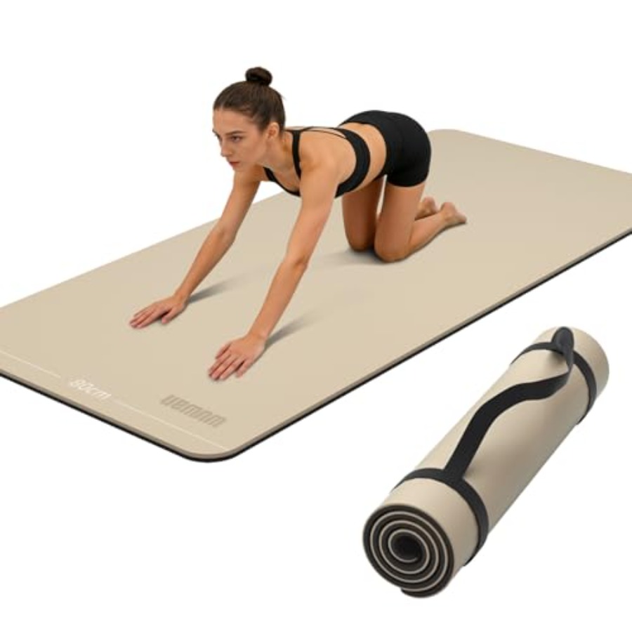 Wide Yoga Mat-80cm Non Slip Ex - Yoga Fitness Resiliation recensione e prezzo