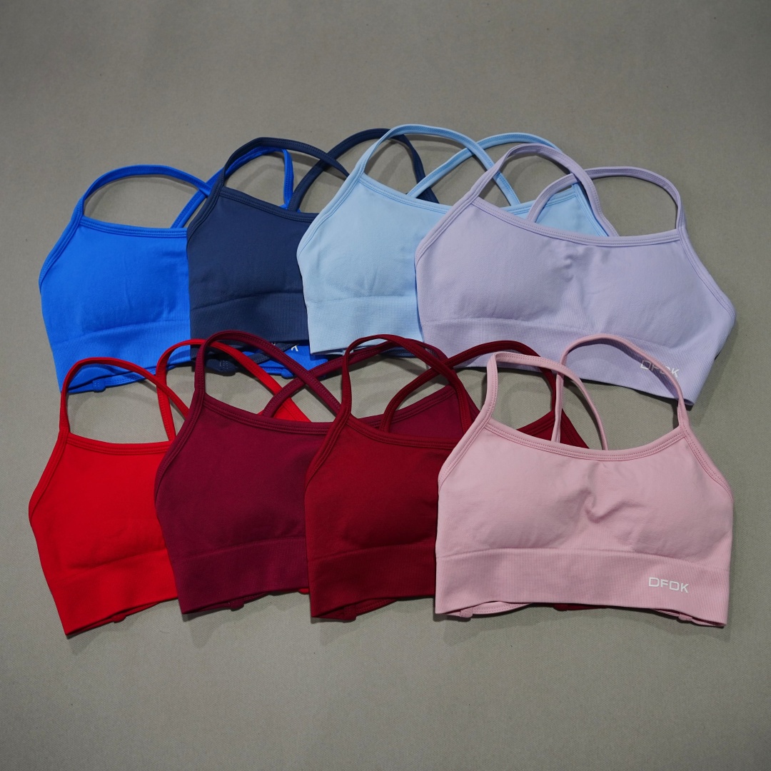 DFDK Ribbed Seamless Cross Bac - Yoga Fitness Stretching recensione e prezzo