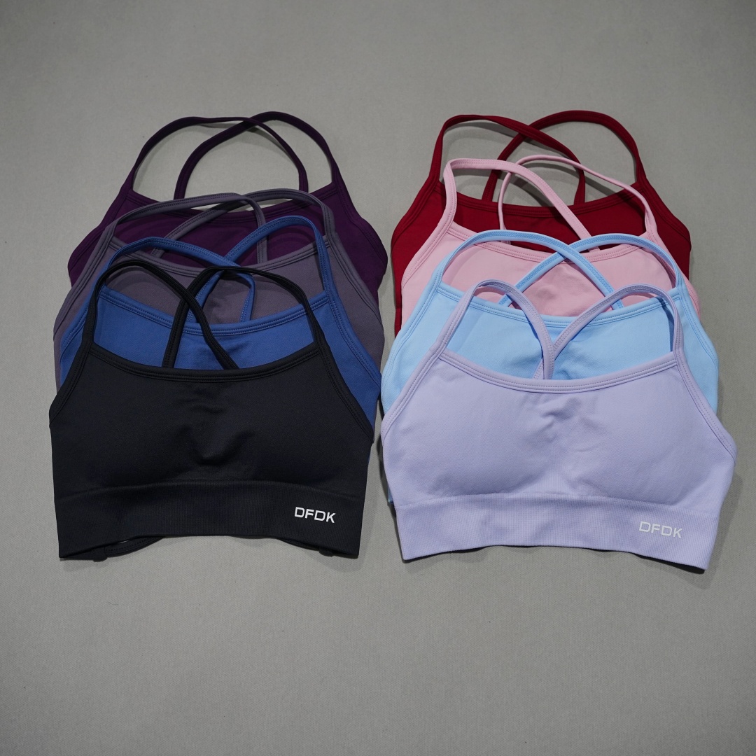 DFDK Ribbed Seamless Cross Bac - Yoga Fitness Stretching recensione e prezzo